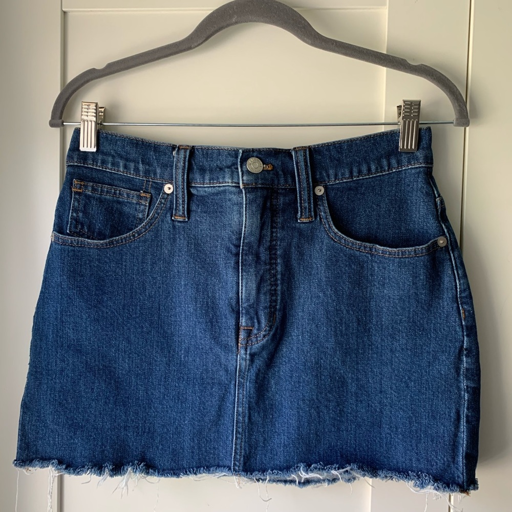 Madewell denim skirt